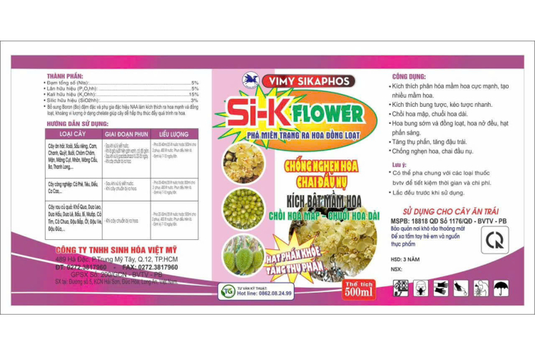 VIMY SIKAPHOS Si-K FLOWER 500ML