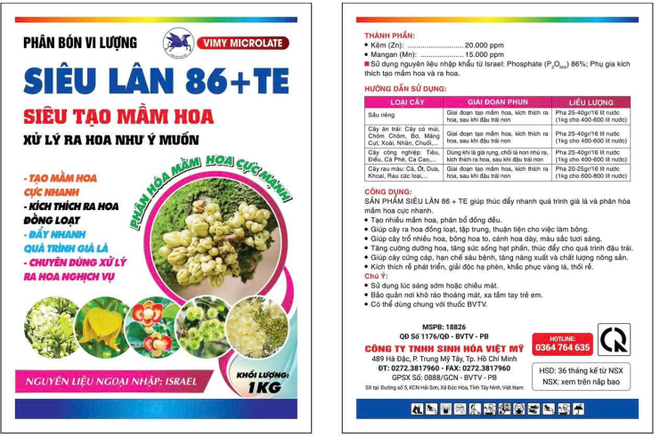 VIMY MICROLATE SIÊU LÂN 86+TE 1KG