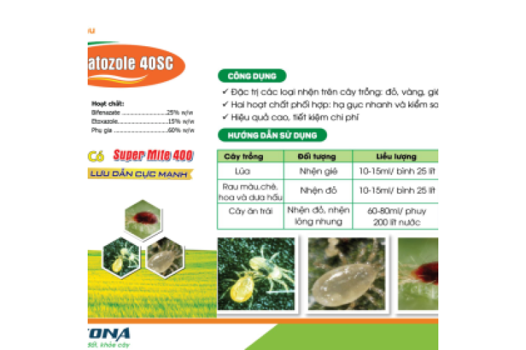 THUỐC TRỪ SÂU AMOTOZOLE 40SC KONA