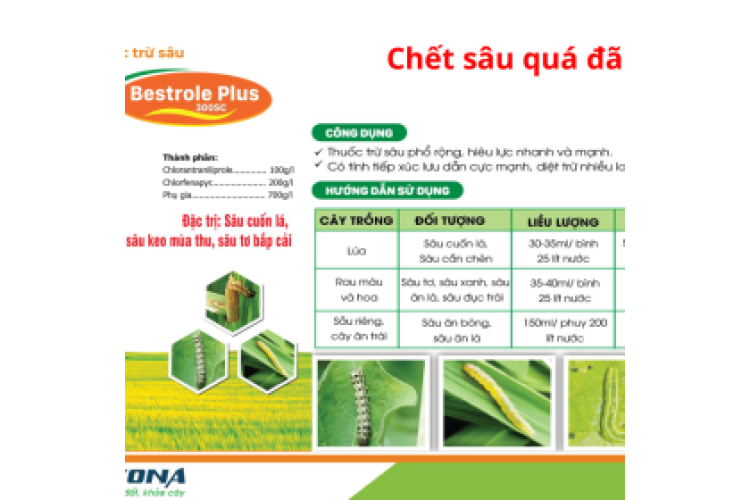 THUỐC TRỪ SÂU BESTROLE PLUS 300SC KONA