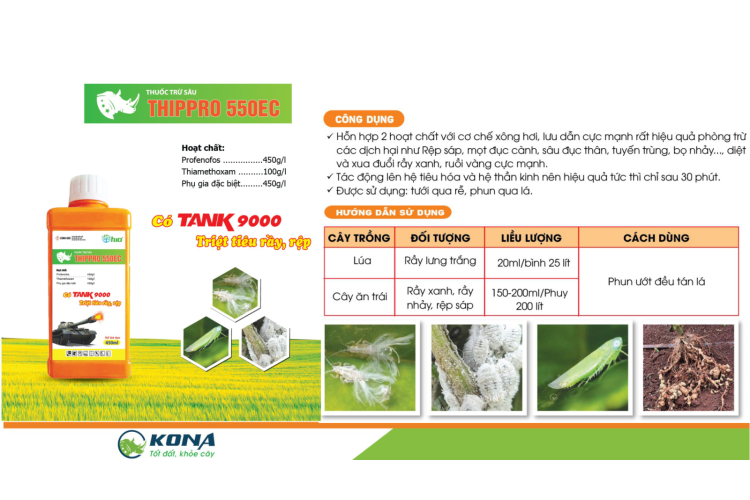THUỐC TRỪ SÂU THIPPRO 550EC KONA