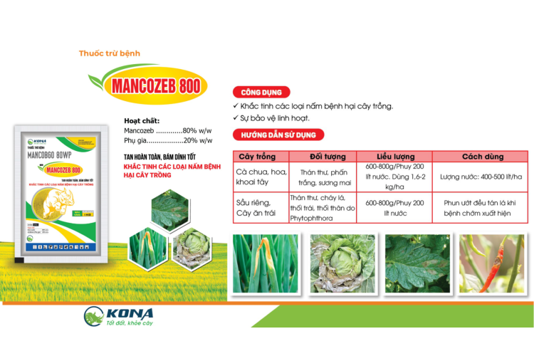 MANCOZEB 800WP KONA