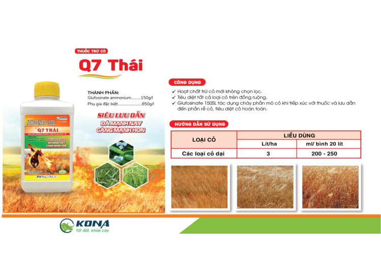 THUỐC TRỪ CỎ Q7 THÁI KONA