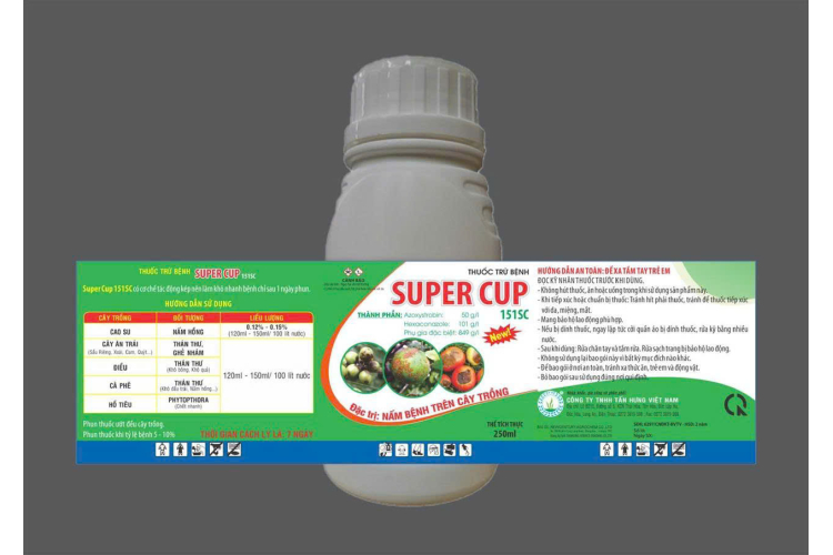 THUỐC TRỪ BỆNH SUPER CUP 151SC