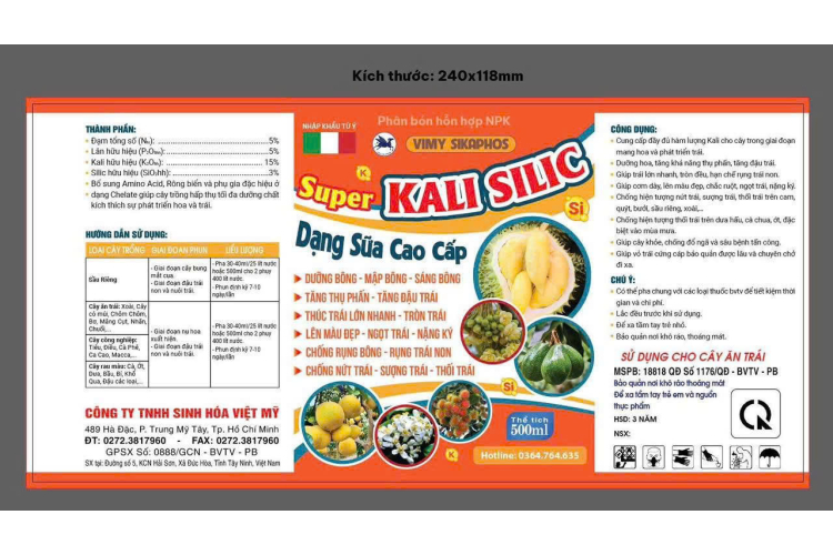 VIMY SIKAPHOS SUPER KALI SILIC 500ML