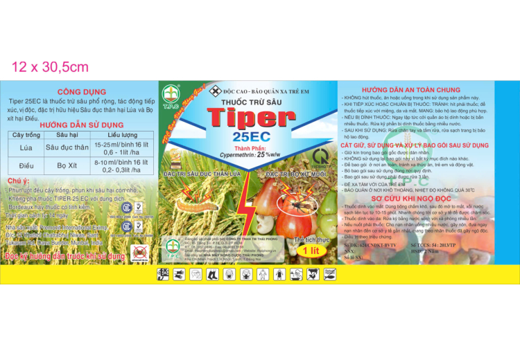 THUỐC TRỪ SÂU TIPER 25EC
