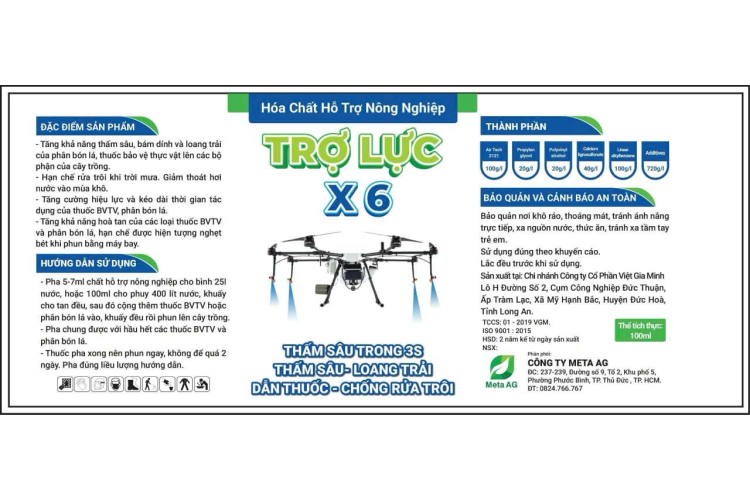 TRỢ LỰC X6 100ML