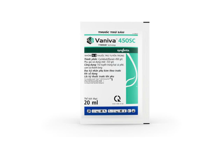 THUỐC TRỪ SÂU VANIVA 450SC 20ML