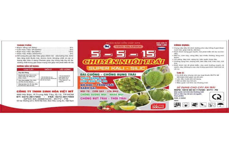 VIMY SIKAPHOS 5-5-15 SUPER KALI-SILIC 500ML