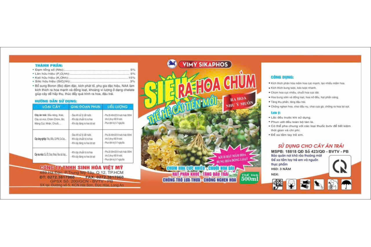 VIMY SIKAPHOS SIÊU RA HOA 500ML