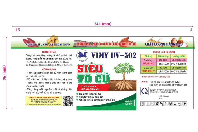 VIMY UV 502 SIÊU TO CỦ