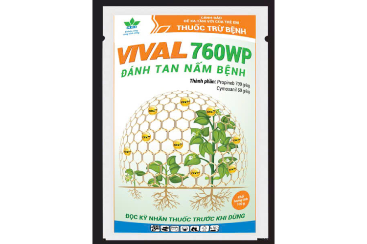 THUỐC TRỪ BỆNH VIVAL 760WP