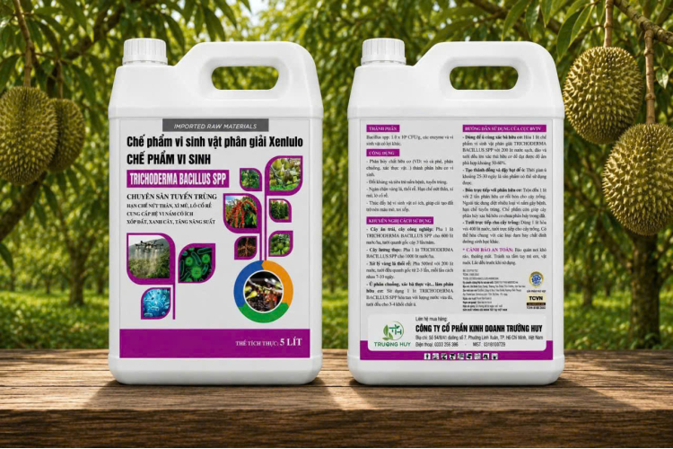CHẾ PHẨM VI SINH VẬT PHÂN GIẢI XENLULO - TRICHODERMA BACILLUS SPP