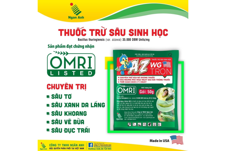 THUỐC TRỪ SÂU SINH HỌC