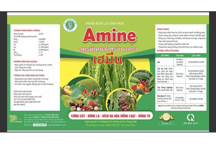 PHÂN BÓN LÁ AMINE